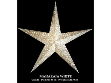 Candeeiro Estrela Starlightz Maharaja White